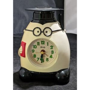 Egghead Alarm Clock Silhouette Vintage Singing Alarm Rare Plays London Bridge EC